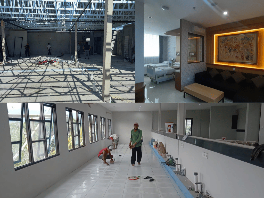 Pembangunan Gedung Hemodialisa RSUD Buleleng oleh kontraktor karya keniten